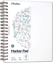 Ohuhu Double Sided Marker Pads Art Sketchbook Bleedproof - 7.6&quot;X10&quot; Large Paper - $31.99