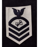 DKC DISBURSING CLERK RATING BADGE CPO E-7 BLACK ON WHITE - €6,84 EUR