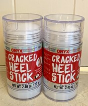 (2) Onyx Cracked Heel Stick Balm Coconut Scent Super Soft Heels 2.46 Oz ... - $28.95