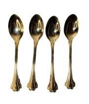 FB Rogers Golden Plated Electroplate American Chipendale Flatware 4 Spoons Tbsp - £10.75 GBP