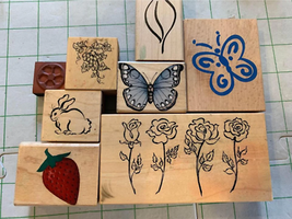 Flowers And More Rubber Stamp Set #26 - $8.87