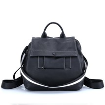 Soft Top-layer Cowhide Leather Backpack Winter Fashion Classic Design Fo... - £106.91 GBP