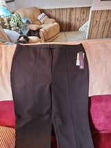 Gloria Vanderbilt Women&#39;s Jolie  Stretch Ponte Pants Black Size 14 - £17.99 GBP