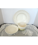 VTG SPODE COPELAND BONE CHINA TEACUP SAUCER DESSERT CHELSEA WICKER ENGLA... - $39.13 CAD