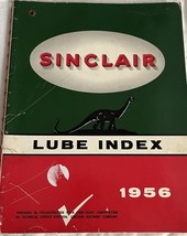 RARE Sinclair Oil Lube Index Guide 1956 Original Advertising NICE! - $69.68