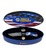 Napa Tools Collectors Pocket Knife Coin &amp; Lapel Pin In Gift Box Oval Tin... - $22.27