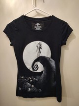 Nightmare Before Christmas T Shirt/Junior’s (S) Black Disney Cotton Blend - £10.73 GBP