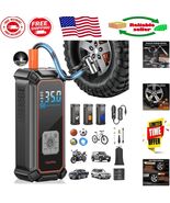 Portable 150PSI Tire Inflator with Battery Power &amp; Digital Display - Eas... - $959.90 MXN