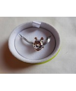 Chamilia Sterling Silver w/14K gold Disney Winnie the Pooh Head Ret - Fr... - £54.52 GBP