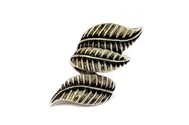Leaf Wrapping Ring, Large Tribal Ring, Adjustable Ethnic Ring for Woman - £14.47 GBP