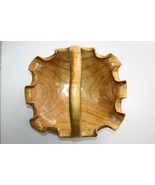 Large Old Vintage Burl Wood Basket Bowl Hand Carved Turned Tree Trunk Ro... - €82,61 EUR