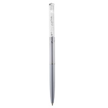 Matashi Purple Chrome Plated Stylish Ballpoint Pen w/Miniature Crystalli... - £11.14 GBP
