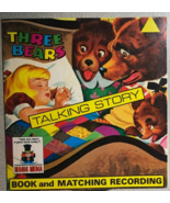 THE THREE BEARS (1976) Magic Media softcover book with 33-1/3 RPM record - £11.10 GBP