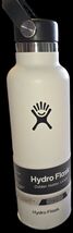 HYDRO FLASK 21 OZ. STANDARD MOUTH WHITE WATER BOTTLE Dented - $14.10 CAD