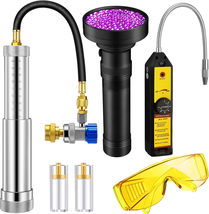 A/C Oil and Dye Injector and Leak Detector Kit with Adjustable Coupler a... - $107.90