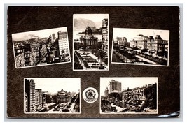 Multiview Street Views Rio de Janeiro Brazil UNP 1934 DB Postcard R29 - $7.87