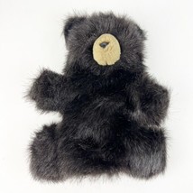 Folkmanis Hand Puppet Baby Black Bear Soft Fur Animal Play Pretend 9” - £10.19 GBP