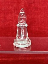 Clear Glass BISHOP Chess Piece from Limited Edition Pavilion Game - $6.92