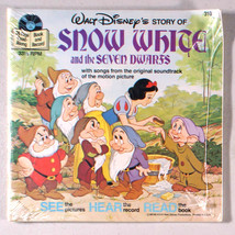 Disney - Snow White (7&quot; Book &amp; Record) (1977) [SEALED] Vinyl LP • Story &amp; Songs - £23.66 GBP
