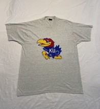 Vintage Kansas State Jayhawks Tshirt Screen Stars Best Made in USA Singl... - $43.54
