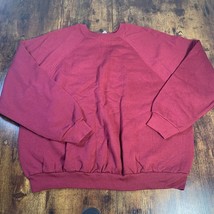 VTG 90s Tultex Maximum Sweats Adult Size 2XL Pullover Raglan Sweatshirt - $19.79