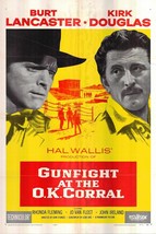 Gunfight at the O.K. Corral Original 1957 Vintage One Sheet Poster - £783.13 GBP