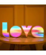 Lainin USB Powered Heartbeat Pink Led Neon Signs Wall Light Love Logo Ba... - £14.08 GBP+