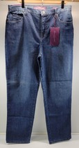 L15) Women&#39;s Gloria Vanderbilt  Classic Stretch Amanda Blue Jeans Pants Size 16 - £19.34 GBP