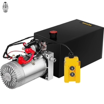 10 Quart Hydraulic Power Unit, Single Acting Hydraulic Pump, 12V DC Hydr... - $352.41