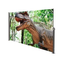 Retractable Side Awning Screen: UV, Dust, Privacy for Garden &amp; Pool - $128.99