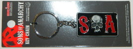 Sons of Anarchy TV Series S Skull A Logo Metal Keychain, NEW UNUSED - £8.16 GBP