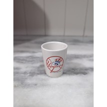 New York Yankees Shot Glass, Vintage Ceramic Shooter, Baseball Collectib... - $9.90