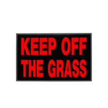 Everbilt 8 x 12 in Plastic Keep Off Grass Sign For Lawn Yard Home Outdoo... - $16.42 CAD