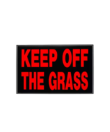 Everbilt 8 x 12 in Plastic Keep Off Grass Sign For Lawn Yard Home Outdoo... - $16.42 CAD