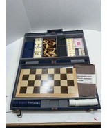 Vintage FAO Schwartz Classics Backgammon Chess Cribbage Dominoes Checker... - £46.38 GBP