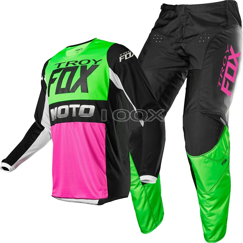 2020 Motorcycle 180 Fyce MX Offroad Jersey Pant Combo Moto Dirt Bike Suit - $99.45