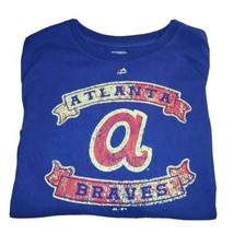 Cooperstown Collection by Majestic Atlanta Braves 4X Blue Shirt Atlanta Braves - £31.46 GBP