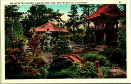 Japanese Tea Garden Golden Gate Park San Francisco CA UNP WB Postcard B3 - £2.34 GBP