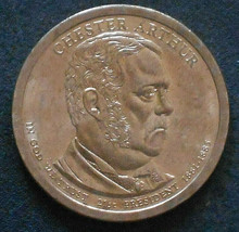 2012-P Chester Arthur Presidential Dollar.   - £1.95 GBP