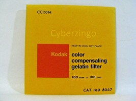 Kodak CC20M 1498047 Color Compensating 100mm x 100mm Filter PREOWNED - $19.09