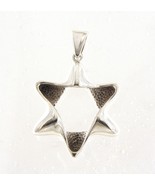 Star of david Unisex Charm .925 Silver 454530 - $121.72 CAD