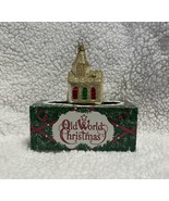 Old World Christmas Collector&#39;s Club Church Ornament - £20.04 GBP