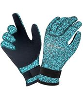 XUKER Neoprene 3mm Five Finger Wetsuit Gloves Camo Green Size M - $113.31 MXN