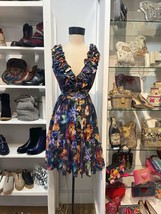 Olvi’S sleeveless ruffle BLUE FLORAL - $711.77 CAD
