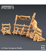 3D Printed Artisan Guild Dwarven Oathbreaker Weapons Rack Dwarven Oathbr... - $315.94 MXN+