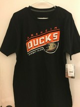 New Anaheim Ducks Hockey Club Mens  Black Large T Shirt - £12.03 GBP