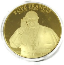The U.S. Visit of Pope Francis Collectable Coin 2015 Proof Large 69mm - £79.12 GBP