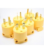 Lot 6 NEMA 6-15P 220V/240V 15Amp Replacement Male Plug Easy Assembly  WB... - $18.99