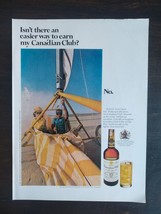 Vintage 1969 Canadian Club Blended Whiskey Full Page Original Ad 1223 - £5.42 GBP