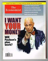 The Economist Magazine September 27-October 3 2008 mbox639 I Want Your Money - £4.68 GBP